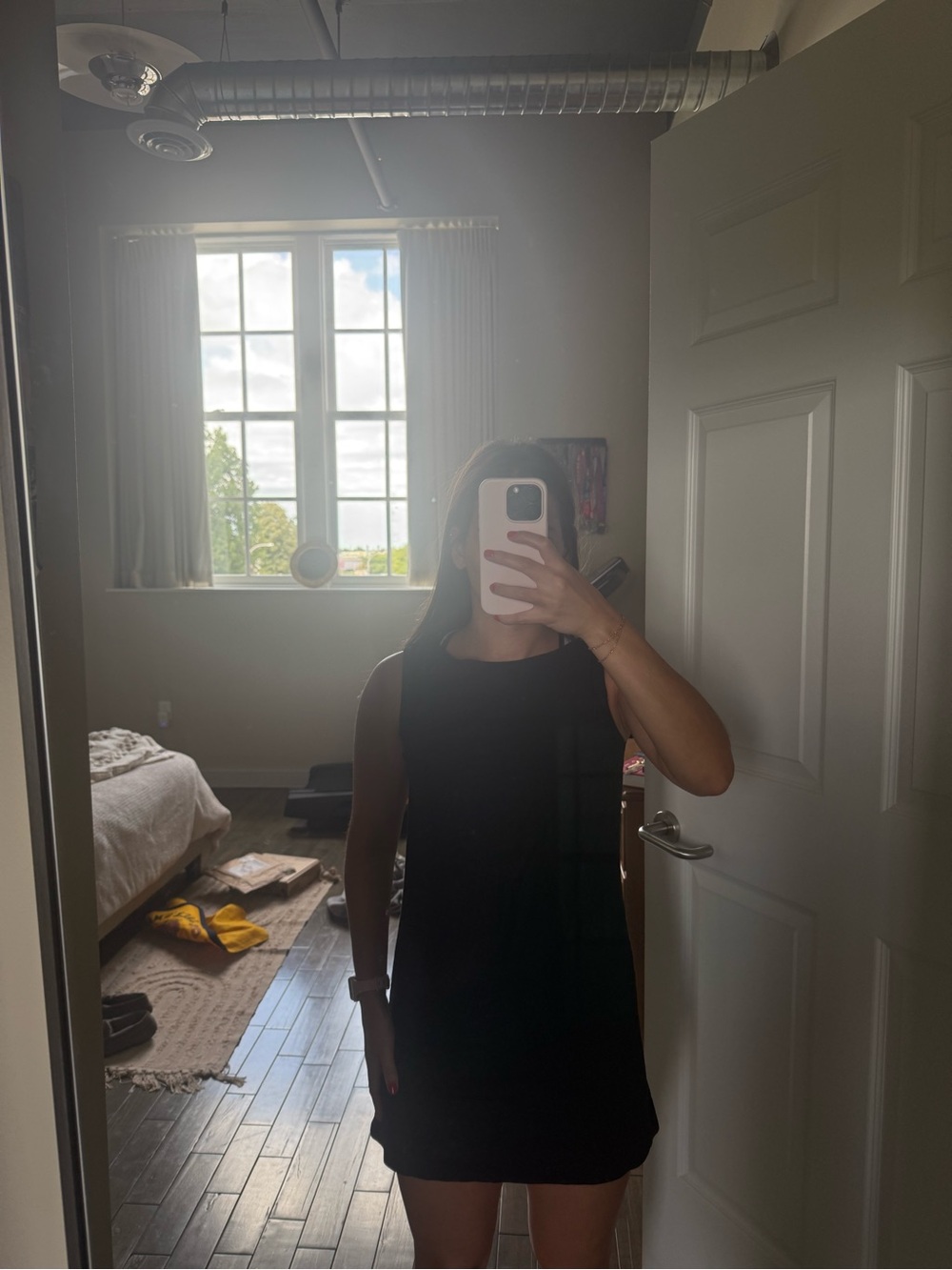 GAP Black Linen Dress